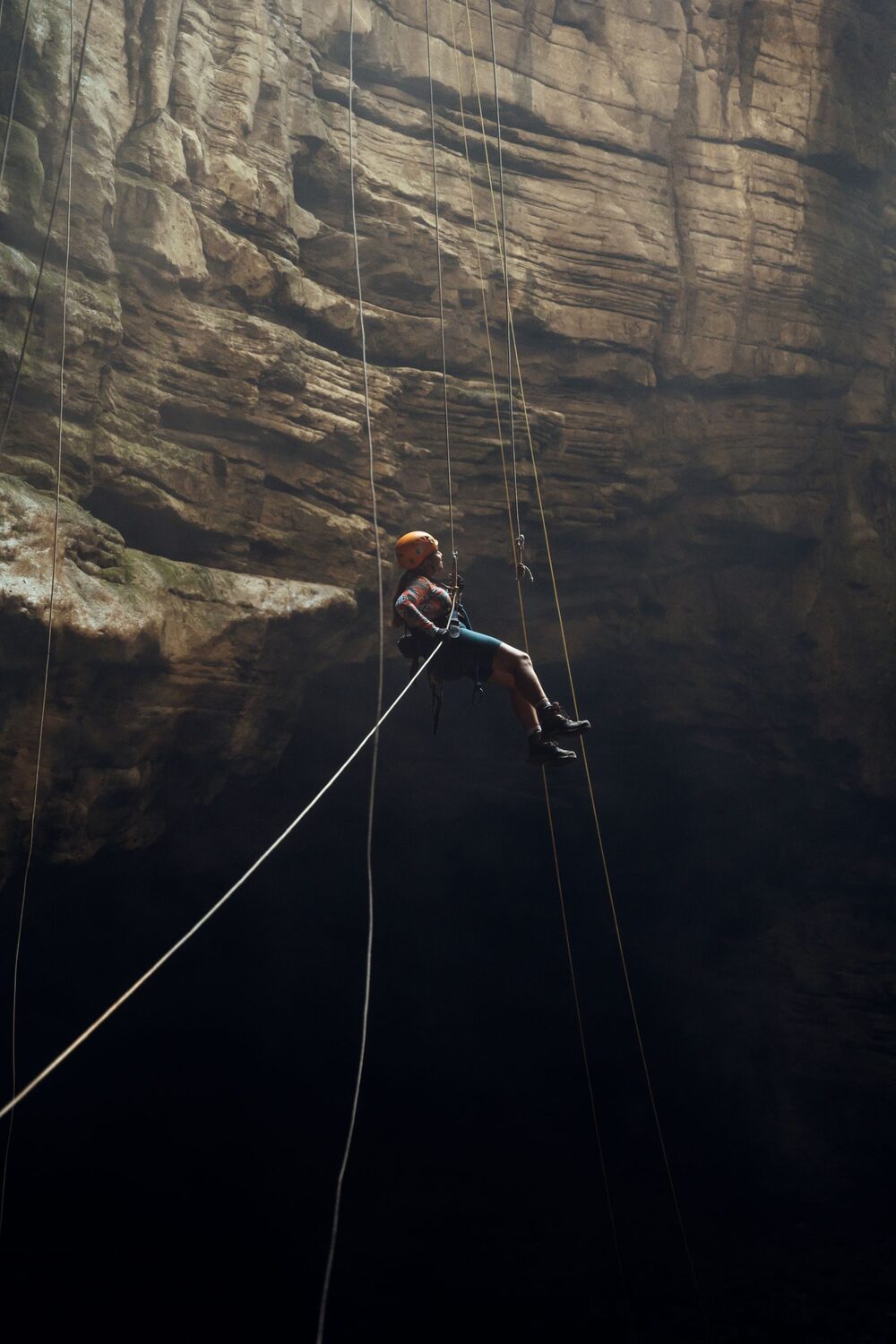 Exploración vertical espeleología
